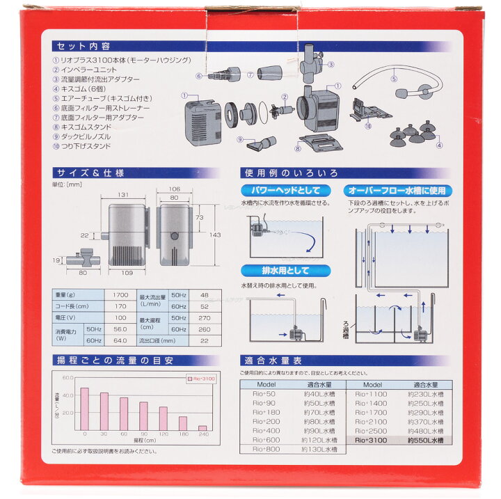 返品交換不可 カミハタ Rio+ 2500 60Hz 西日本地域用 パワーヘッドポンプ materialworldblog.com 返品交換不可 カミハタ Rio+ 2500 60Hz 西日本地域用 パワーヘッドポンプ materialworldblog.com