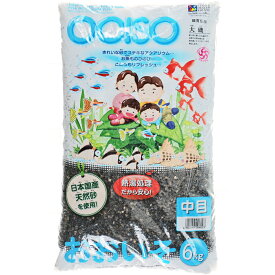 【全国送料無料】SDシンセー 大磯砂 おおいそ 中目6kg (まとめ有)