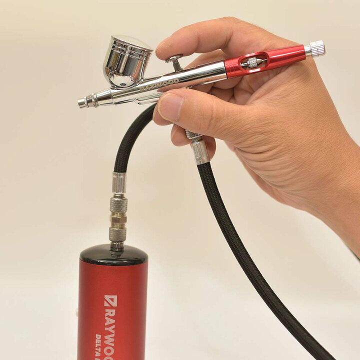 楽天市場】エアブラシ デルタ 充電式 コンプレッサー セット  