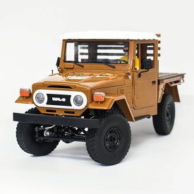 WPL JAPAN アウトドアラジコン C44 RTR（ブラウン）1/12 アウトドア ラジコン 4WD 四輪駆動 RCカー ロッククローリング クローラー 技適マーク付き バッテリー付き ラジコンカー オフロード RCカー フルセット キャンプ 外遊び