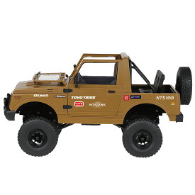 WPL JAPAN ラジコン スズキ ジムニー(JA11C) 1/10 アウトドア ラジコン 4WD 四輪駆動 RCカー ロッククローリング クローラー 技適マーク付き バッテリー付き ラジコンカー オフロード RCカー フルセット キャンプ 外遊び C74-1