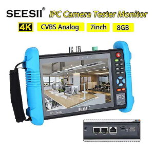 SEESII 9800PLUS 7�C���` 1920 * 1200IP �J�����e�X�^�[ 4K 1080P IPC CCTV ���j�^�[ �r�f�I �I�[�f�B�I POE �e�X�g�^�b�` �X�N���[�� �f�B�X�J�o���[ 8GB