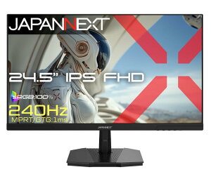 �yEC�T�C�g�zJAPANNEXT 24.5�C���` IPS�p�l������ 240Hz/1ms(GTG:OD��/MPRT)�Ή� �t��HD(1920×1080)�𑜓x �Q�[�~���O���j�^�[ JN-i245G240F HDMI2.1 DP sRGB:100% HDR