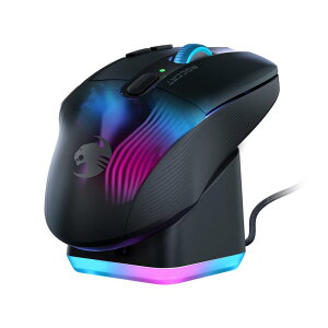 ROCCAT �Q�[�~���O�}�E�X Kone XP Air ���C�����X 2.4GHz/Bluetooth �u���b�N/�� ���w��/19K/�I�v�e�B�J��/���{�^��/99g/�[�d�h�b�N/4D Wheel/Reflex/RGB �h�C�c�f�U�C��