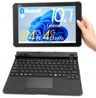 【整備済み品】タブレットPC 富士通 ARROWS Tab Q5010/Win11/第9世代 Celeron/eMMC64GB/メモリ4GB