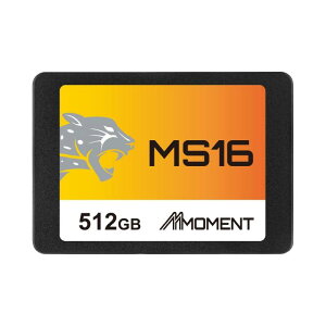MMOMENT MS16 512GB 2.5�C���` SSD SATA3 6Gb/s (�ő�Ǎ�550MB/s)