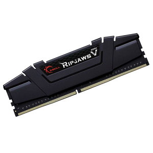 G.SKILL RipjawsV�V���[�Y DDR4 RAM (XMP) 16GB (1x16GB) 3200MT/s CL16-18-18-38 1.35V Intel AMD �f�X�N�g�b�v�R���s���[�^������ U-DIMM - �u���b�N (F4-3200