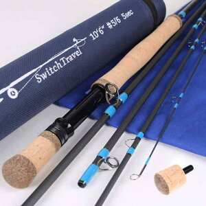 M MAXIMUMCATCH Maxcatch V-Switch ����X�C�b�`���b�h �t���C���b�h �J�[�{��4�s�[�X���b�h (Switch Travel �t���C���b�h�i5�s�[�X�j, 10'6ft 5/6wt)