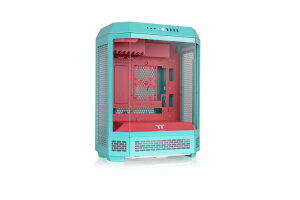 Thermaltake The Tower 600 Mint Strawberry 3�ʋ����K���X�p�l���̗p ���p���X�^�C�� �~�h���^���[ ATX PC�P�[�X CA-1Z1-00MLWN-00 CS9383