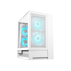 COUGAR OmnyX White 160mm�t�@��4��W������ ���G�A�t���[ �~�h���^���[�P�[�X �z���C�g [CGR-2WA3W-RGB]