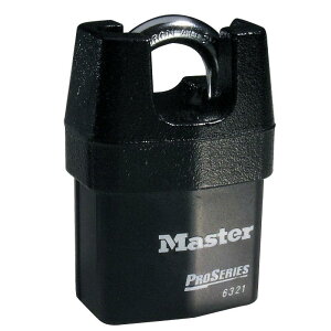 Master Lock (�}�X�^�[���b�N) �싞�� ���� �v���d�l ���O �J�o�[�t �n�C�Z�L�����e�B �V���b�N���K�[�h �{�̕�54mm �ݍ����a19mm �h�� 6321JAD