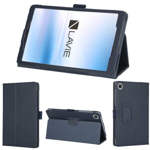 wisers NEC LAVIE Tab T8 PC-T0855GAS ��p �^�u���b�g�P�[�X (�_�[�N�u���[) 8.0�C���` �Ή� (�^�b�`�y��/�ی�t�B���� �t��/�X�^���h�^�C�v) �^�u���b�g�J�o�[ 2023 �V�^