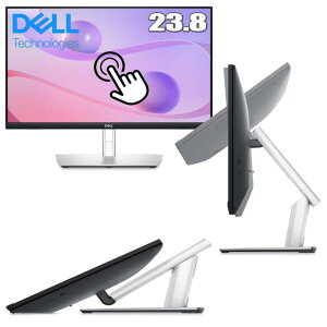 Dell 23.8�C���`�^�b�`���j�^�[ P2424HT 23.8�^/1920×1080/HDMI�ADisplayPort�AUSB-C/�u���b�N/�X�s�[�J�[�F���� �^�b�`�p�l��