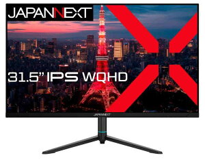 JAPANNEXT 31.5�C���` ���j�^�[ WQHD 2560x1440�𑜓x IPS �f�B�X�v���C (HDMI/DisplayPort/�X�s�[�J�[����/��������/��](�s�{�b�g)�@�\/VESA�Ή�/�u���[���C�g�J�b�g) JN-i315QR-HSP