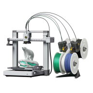 Bambu Lab A1 Combo 3D プリンター、AMS lite付き、多色造形対応、組立簡単、500mm/s 高速高精度、全自動…