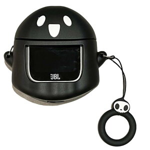 FINON for JBL TOUR PRO 2 �p �P�[�X �J�o�[ �L�����N�^�[ ���킢�� �C���z���P�[�X ���� �X�g���b�v ������� (�u���b�N)