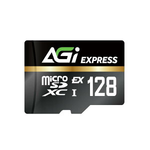 AGI TF 338 Micro SDXC Express 128GB UHS-I U3 V30 C10 R/W up to 800/700 MB/s AGI128GE1TF338-CB MM10481