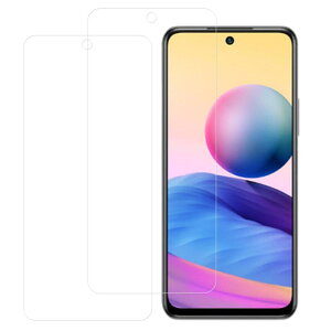 HUAKE Redmi Note 10T�K���X�t�B�����y(2��)�K���X�t�B���� �z�K���X�t�B���� Redmi Note 10 JE XIG02 Redmi Note 10T �p ���Y�Ɏq�f�ސ� ���� �K���X �w��h�~ �t�� �ی� �t�B����
