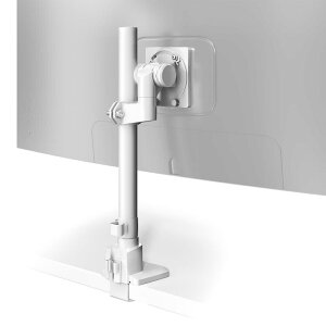 ACCURTEK ��^ ���j�^�[�A�[�� 1��� �V���O�� 57�C���` (2~27kg�Ή�/�p�ȃ��j�^�[2~22kg�Ή�) VESA�K�i�Ή� �����O �|�[�� �f�X�N�}�E���g ���������\ �X�`�[���� 1�� 1�֐� �|�[�� �z���C�g AC80-10P