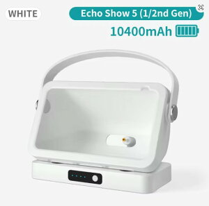 Echo Show5�p GGMM �o�b�e���[ �x�[�X Alexa Echo Show5�p �|�[�^�u�� �h�b�L���O�X�e�[�V���� �[�d�� �o�b�N�A�b�v �o�b�e���[ 24H