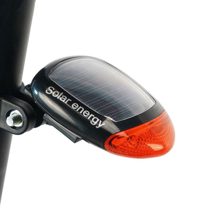 227　自転車テールライト ソーラー充電式 LED ソーラーライト リアライト