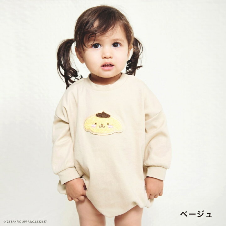 【SALE/22%OFF】【サンリオベビー】キャラクターワッペン長袖カバーオール ポチャッコ ポムポムプリン タキシードサム ロンパース 男の子 ボーイズ 女の子 ガールズ ベビー ユニセックス AW 秋物 冬物 秋冬物 子供服 子ども服 ベビー キッズ 子供 子ども こども | BRANSHES
