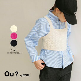 【期間限定SALE】【Ou? by EDWIN】ニットビスチェ 女の子 ガールズ SS 春物 夏物 春夏物 子供服 子ども服 キッズ 子供 子ども こども PTS