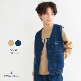 【SALE／30％OFF】【NAUTICA/ノーティカ】ツイル・デニムベスト 男の子 ボーイズ SS 春物 夏物 春夏物 子供服 子ども服 キッズ 子供 子ども こども