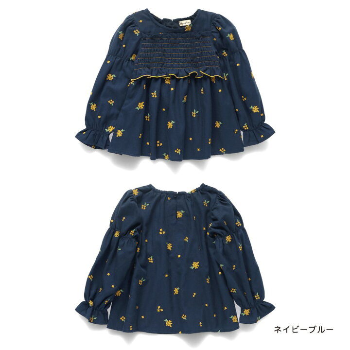 楽天市場】【おそろい】きんもくせい刺繍チュニック 女の子  