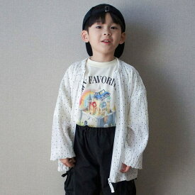 【SALE／20％OFF】【aBity select./アビティセレクト】ノーカラー ドットシアーブルゾン トップス 無地 シンプル 女の子 SS 春物 夏物 春夏物 子供服 子ども服 ベビー キッズ 子供 子ども こども 羽