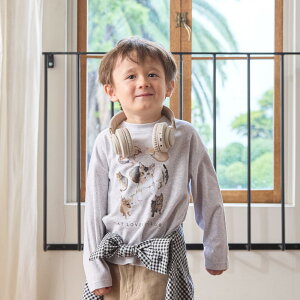 【aBity select./アビティセレクト】スイーツ / アニマル(犬/猫) プリント ロゴ スパンフライス長袖Tシャツ 男の子 ボーイズ 女の子 ガールズ ユニセックス AW 秋物 冬物 秋冬物 子供服 子ども服