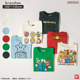 【期間限定SALE／20％OFF】【スーパーマリオ】半袖Tシャツ 男の子 ボーイズ 女の子 ガールズ ユニセックス SS 春物 夏物 春夏物 子供服 子ども服 キッズ ジュニア 子供 子ども こども PTS