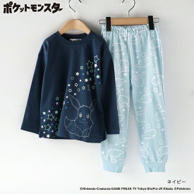 【SALE／15％OFF】【ポケモン】ルームウェア パジャマ 男の子 ボーイズ 女の子 ガールズ ユニセックス AW 秋物 冬物 秋冬物 子供服 子ども服 キッズ ジュニア 子供 子ども こども