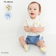 【おそろい】花刺繍カバーオール ベビー SS 春物 夏物 春夏物 子供服 子ども服 ベビー キッズ 子供 子ど…