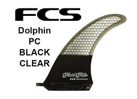 FCS フィンDOLPHIN PC 8.0 【カラー BLACK CLEAR 】【サーフィン】【サーフボード ファン ロング】【日本正規品】