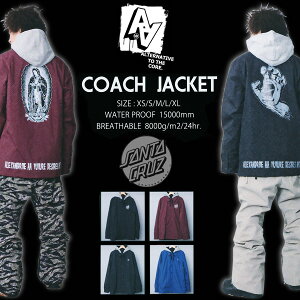 AA HARD WEAR COACH JACKET SANTACRUZ R[`WPbg yXm[{[h EFA 2016zy {Kiz