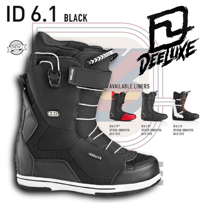 2015-2016 モデル DEELUXE ID 6.1 アイディー BLACK ブラック 【ディーラックス アイディー】【15-16 スノーボード  ブーツ】【送料無料】【日本正規品】715005 | プロショップ RBS