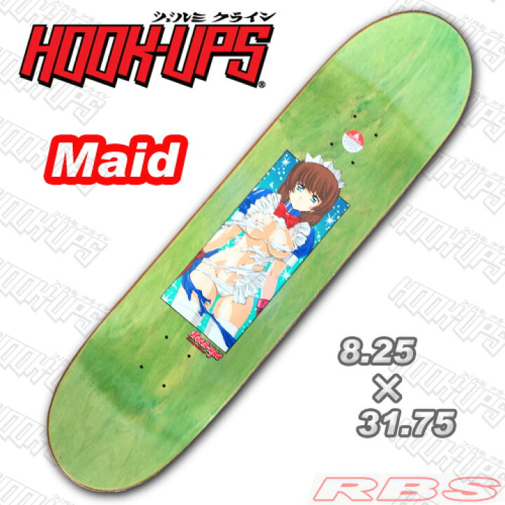 楽天市場 Hook Ups デッキ フックアップス Maid 8 25 31 75 スケートボード スケボー デッキ 板 アニメ 日本正規品 プロショップ Rbs 楽天市場 Hook Ups デッキ フックアップス Maid 8 25 31 75 スケートボード スケボー デッキ 板 アニメ 日本正規品 プロショップ Rbs