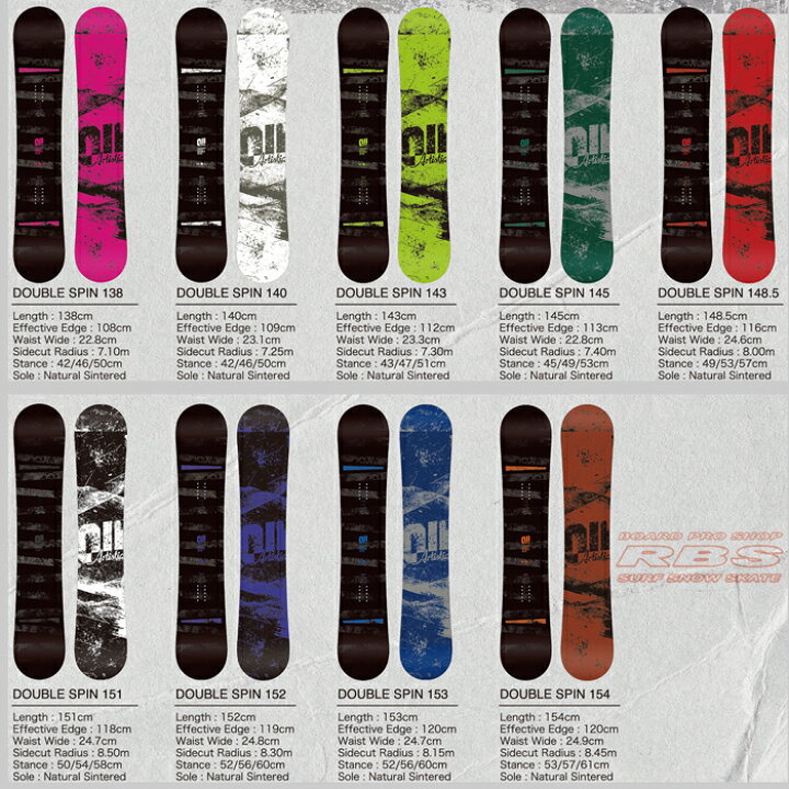 011 Artistic double spin 138｜ボード 