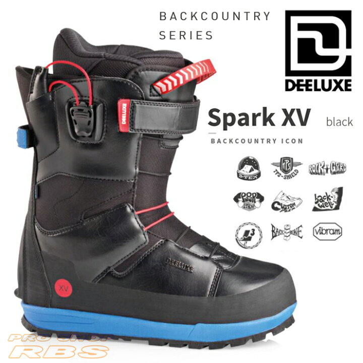 楽天市場】18-19 DEELUXE SPARK XV BLACK ブラック 【ディーラックス 