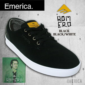 GJ yEMERICAzROMERO LACED BLACK BLACK/WHITE REO ROMERO yXP[g V[Yzy{Kiz
