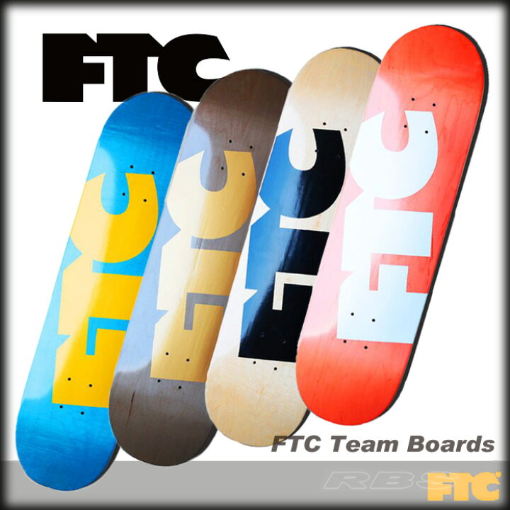楽天市場】FTC スケート デッキ FTC TEAM BOARDS サイズ 7.75/8.0/8.25 