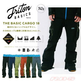 18-19 TRITON THE BASIC CARGO パンツ GORE-TEX ゴアテックス 【スノーボード ウェア 2019 トライトン 】【ベーシック カーゴ】【日本正規品 送料無料】