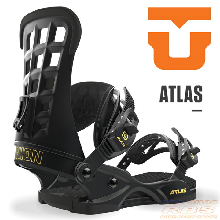 楽天市場】17-18 モデル UNION BINDING ATLAS アトラス MATTE BLACK  