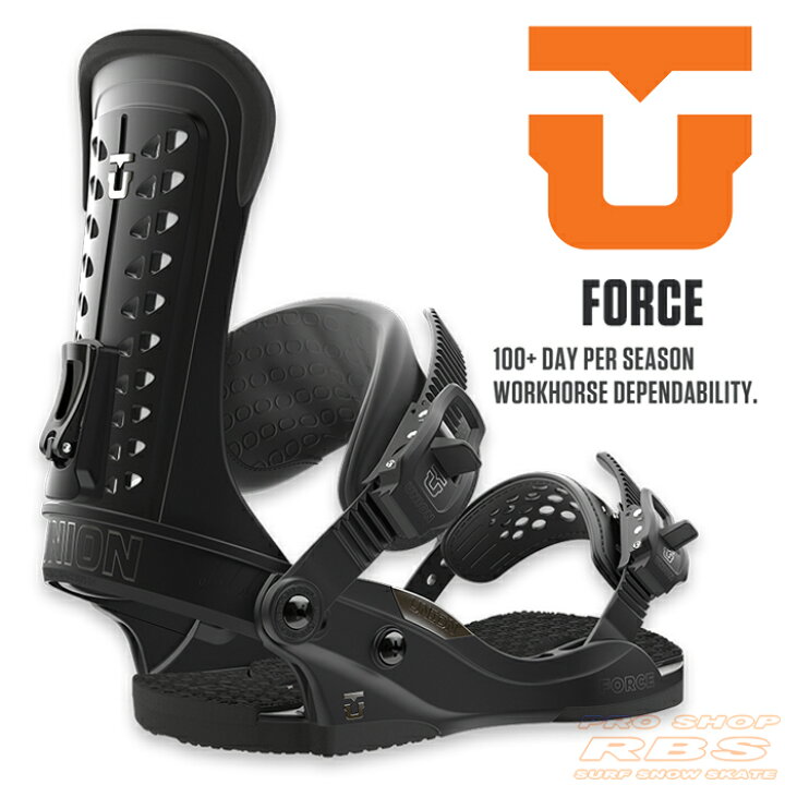 楽天市場】17-18 モデル UNION BINDING FORCE フォース BLACK ブラック 