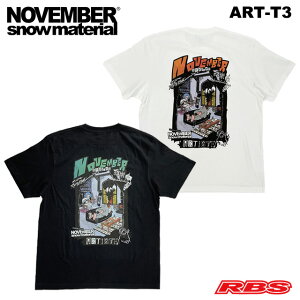 NOVEMBER 25-26 TVc ART-T3 A[geB[3 zCg ubN T-Shirts WHITE BLACK Rbg ymxo[ Xm[{[hzy{Kiz