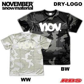 NOVEMBER DRY-LOGO ドライ Tシャツ DRY T-SHIRTS 【ノベンバー スノーボード】【吸水 急速 速乾 ドライ】【21-22 日本正規品】