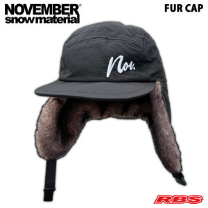 NOVEMBER FUR CAP �y�m�[�x���o�[ �t�@�[ �L���b�v�z�y�V�i���J�� ���{���K�i�z