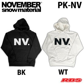 NOVEMBER PARKA PK-NV パーカー カラー ブラック ホワイト 【ノーベンバー スノーボード 22-23 日本正規品】