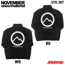 NOVEMBER STD JKT BK WB 19-20 STD ジャケット 【カラー ブラック ウッドランド ブラック】【ノーベンバー スノーボード 19-20 日本正規品】